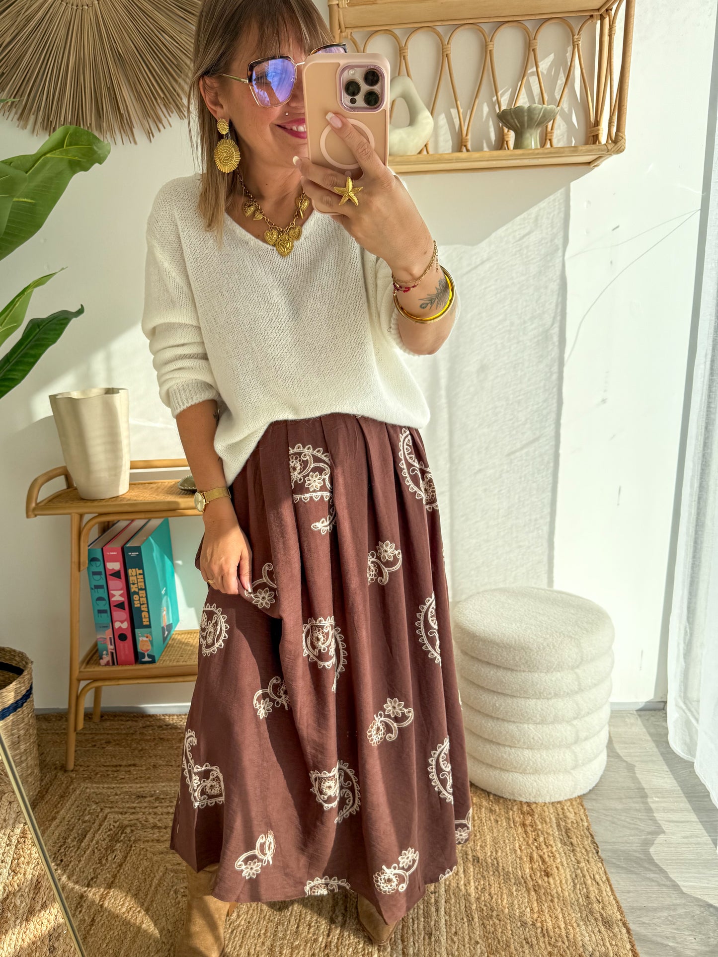 Pull COCO Alpaga blanc