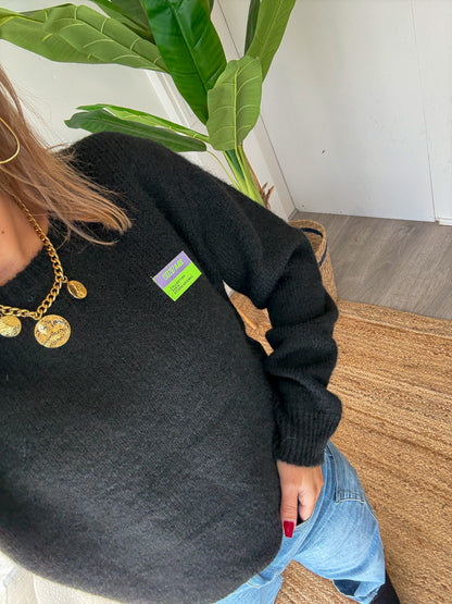 Pull VINTAGE Noir