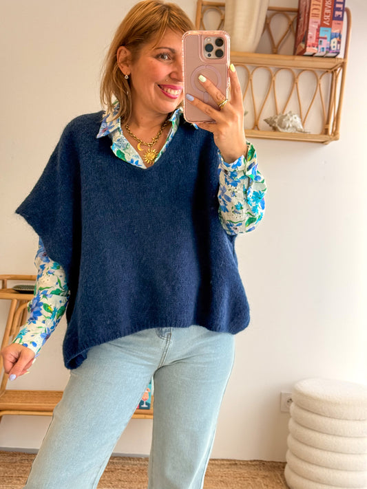 Pull ENZO Bleu marine