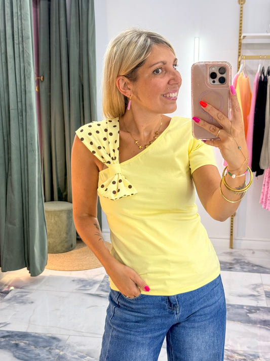 Top JOSEPHINE Jaune