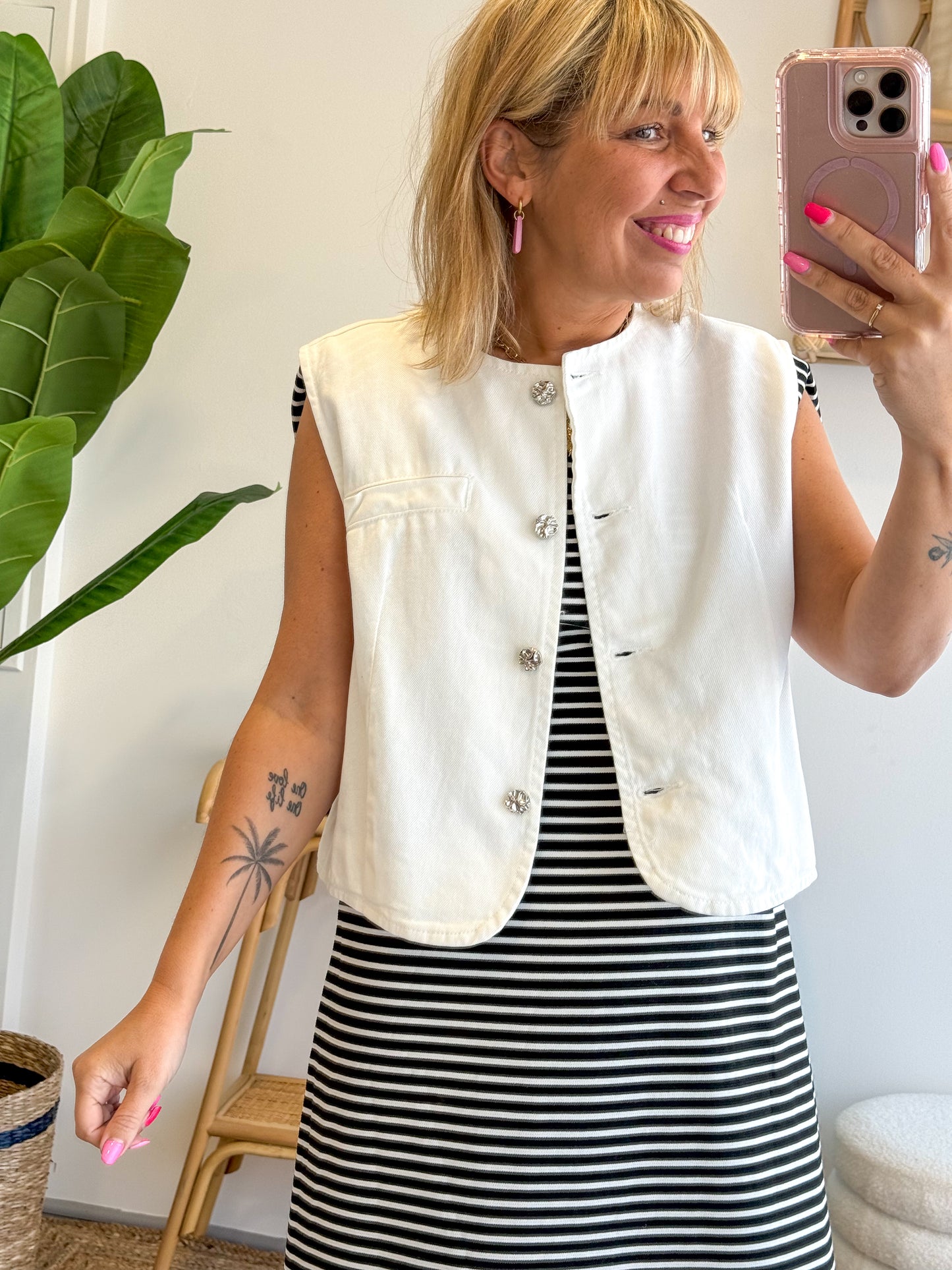 Veste CLARA blanche