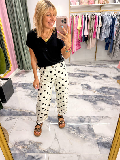 Pantalon Barrel POPPY Noir