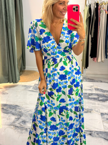 Robe HORTENSE bleue