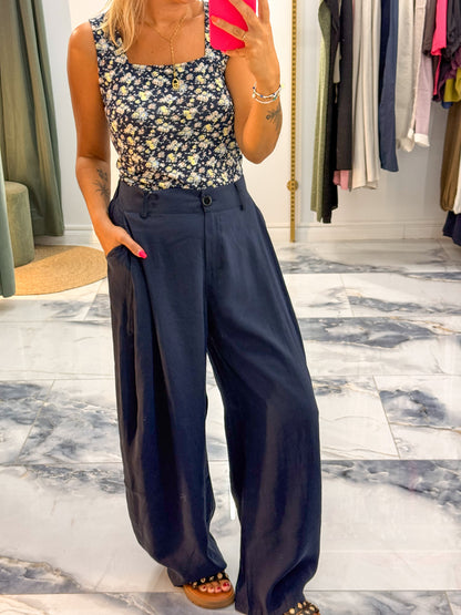 Pantalon BIARRITZ bleu marine