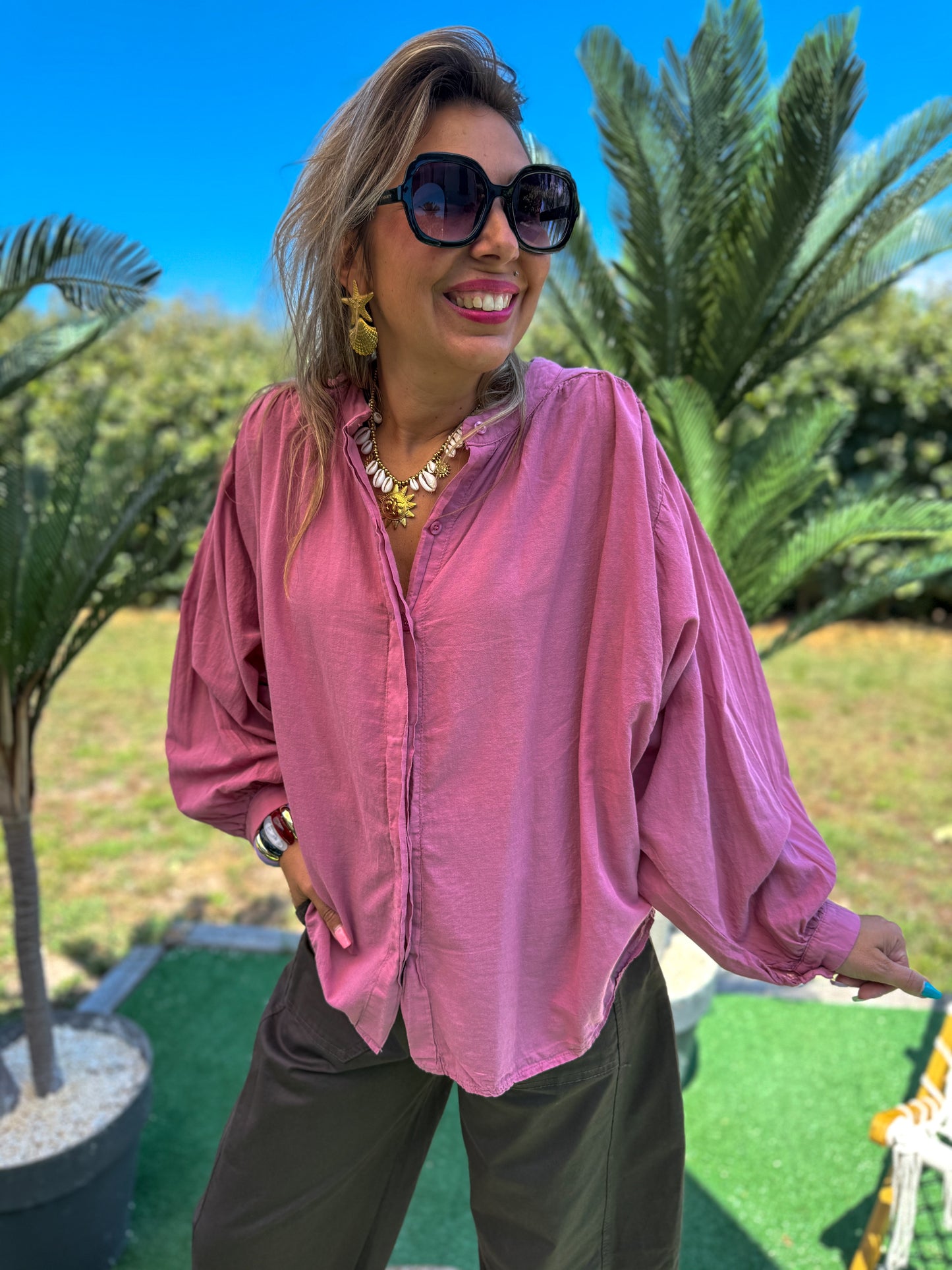 Blouse AMBRE rose