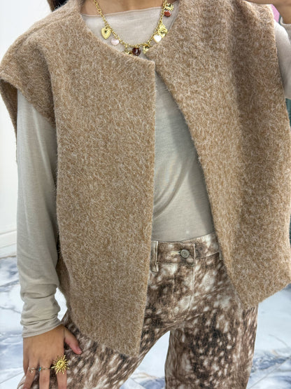 Gilet ALBA camel