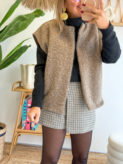 Gilet ALBA taupe