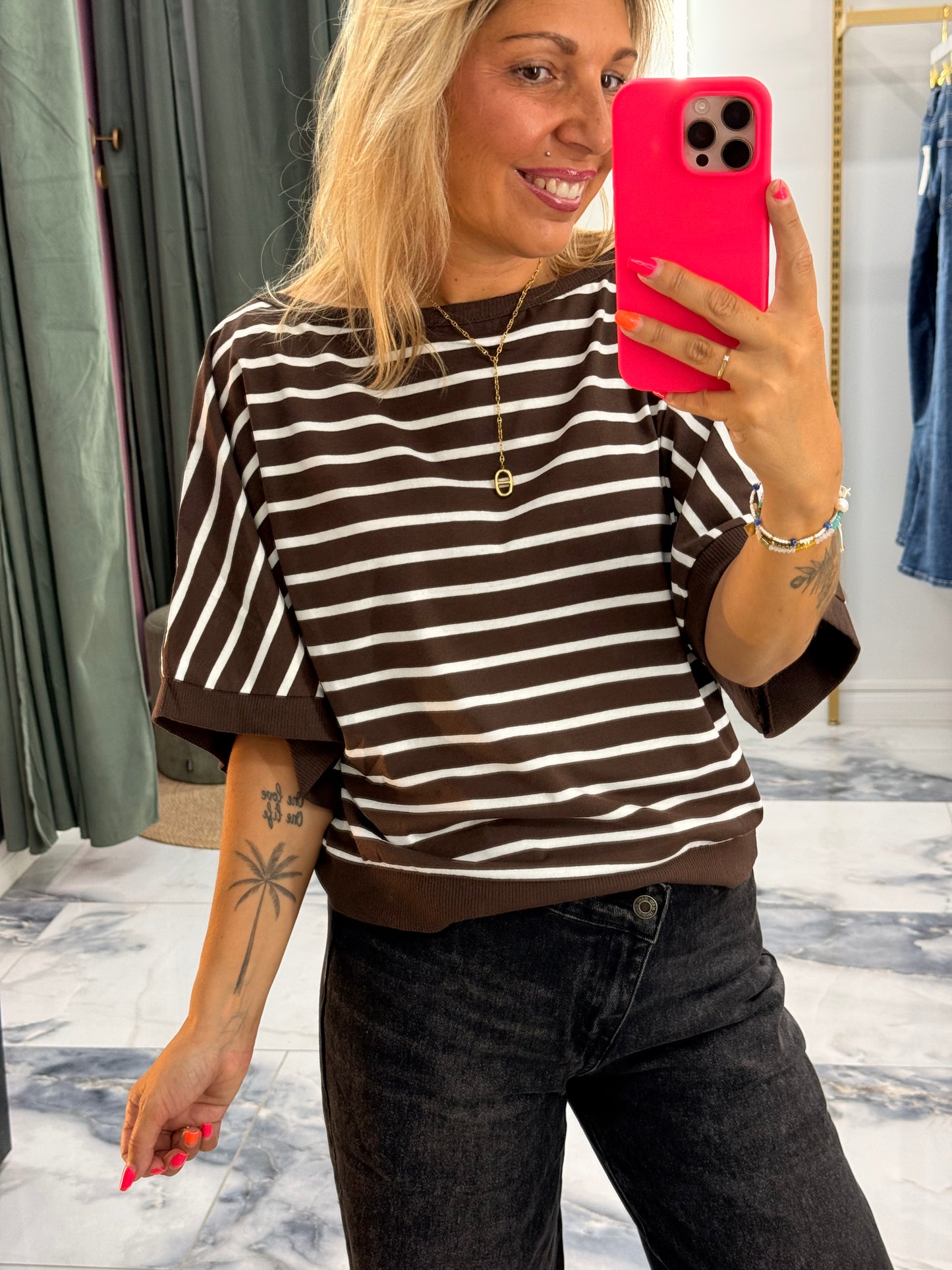 T-shirt BELLE ILE choco