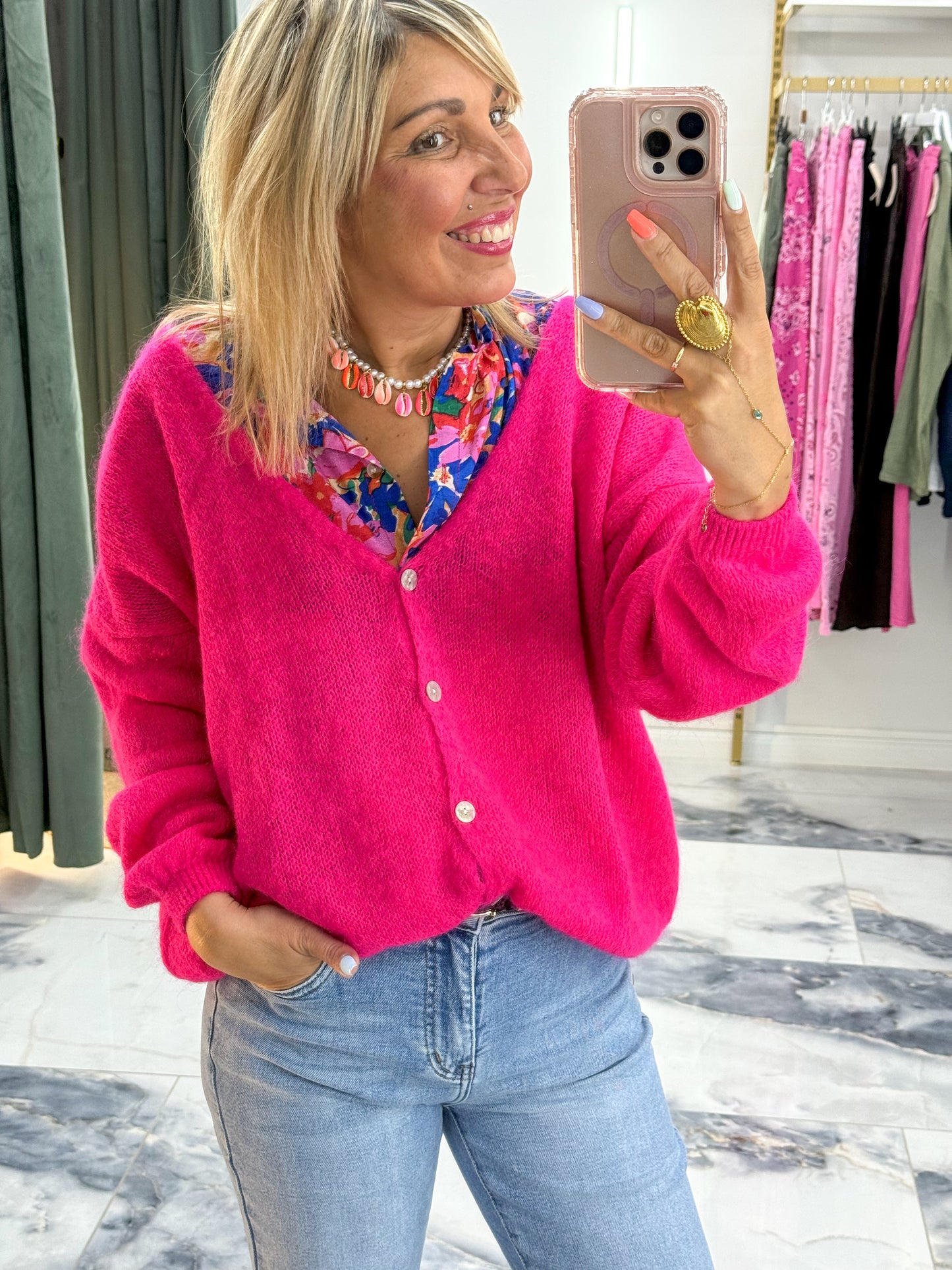 Gilet réversible GLOW Fushia