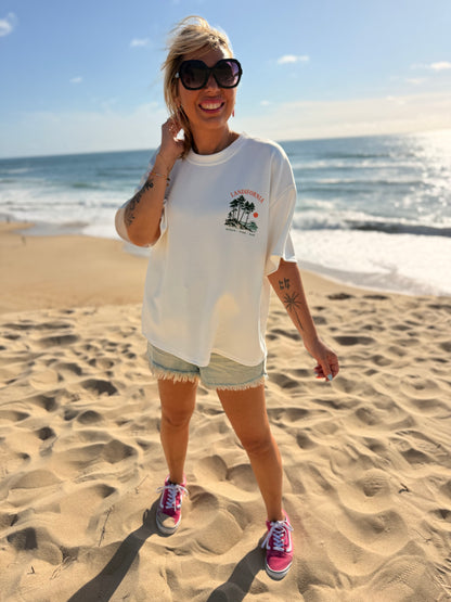 T-shirt SWEETY Créa LANDES Blanc- PRE CO’ envoi FIN JUIN 💖