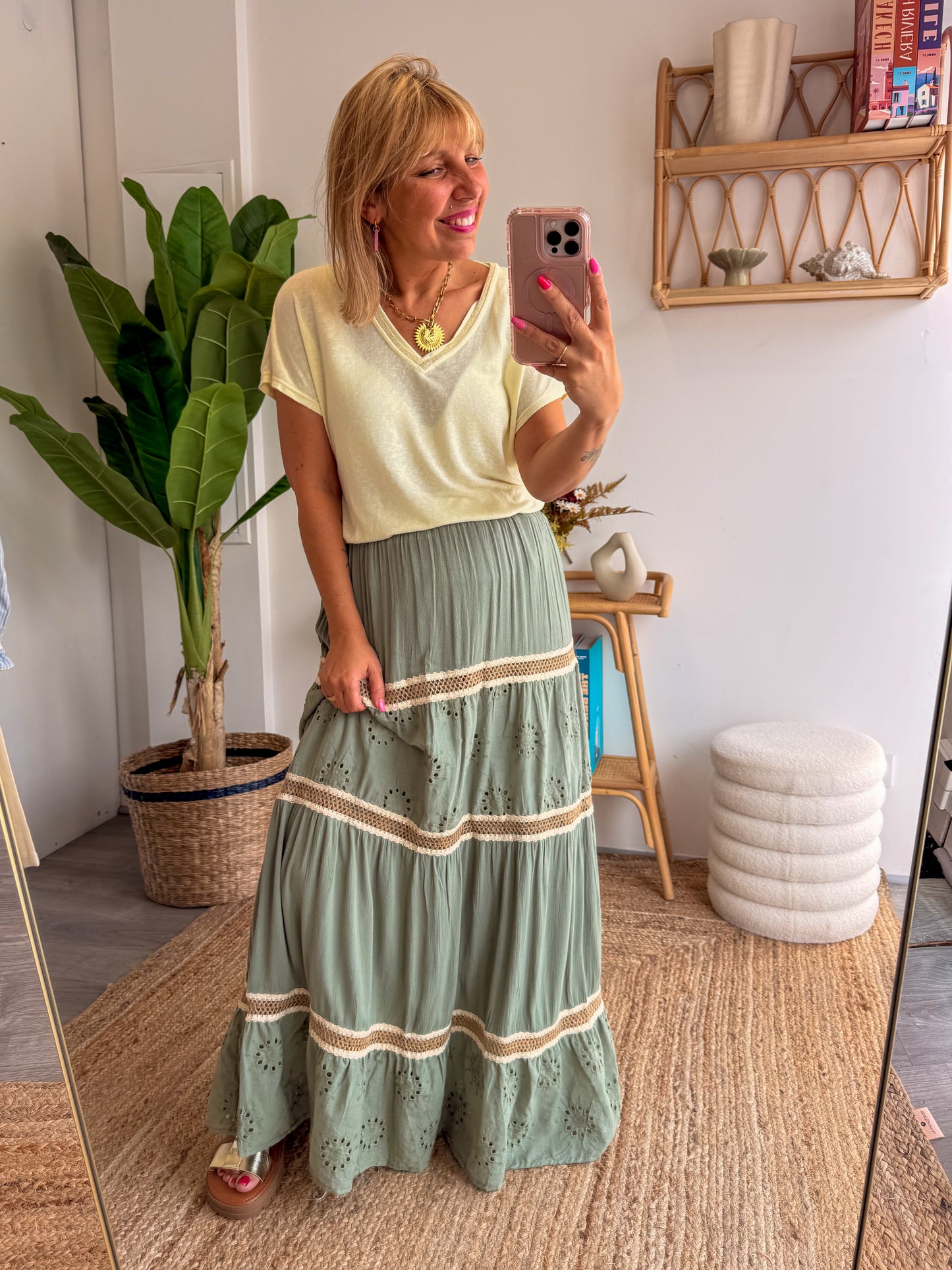 Jupe BELLA Kaki