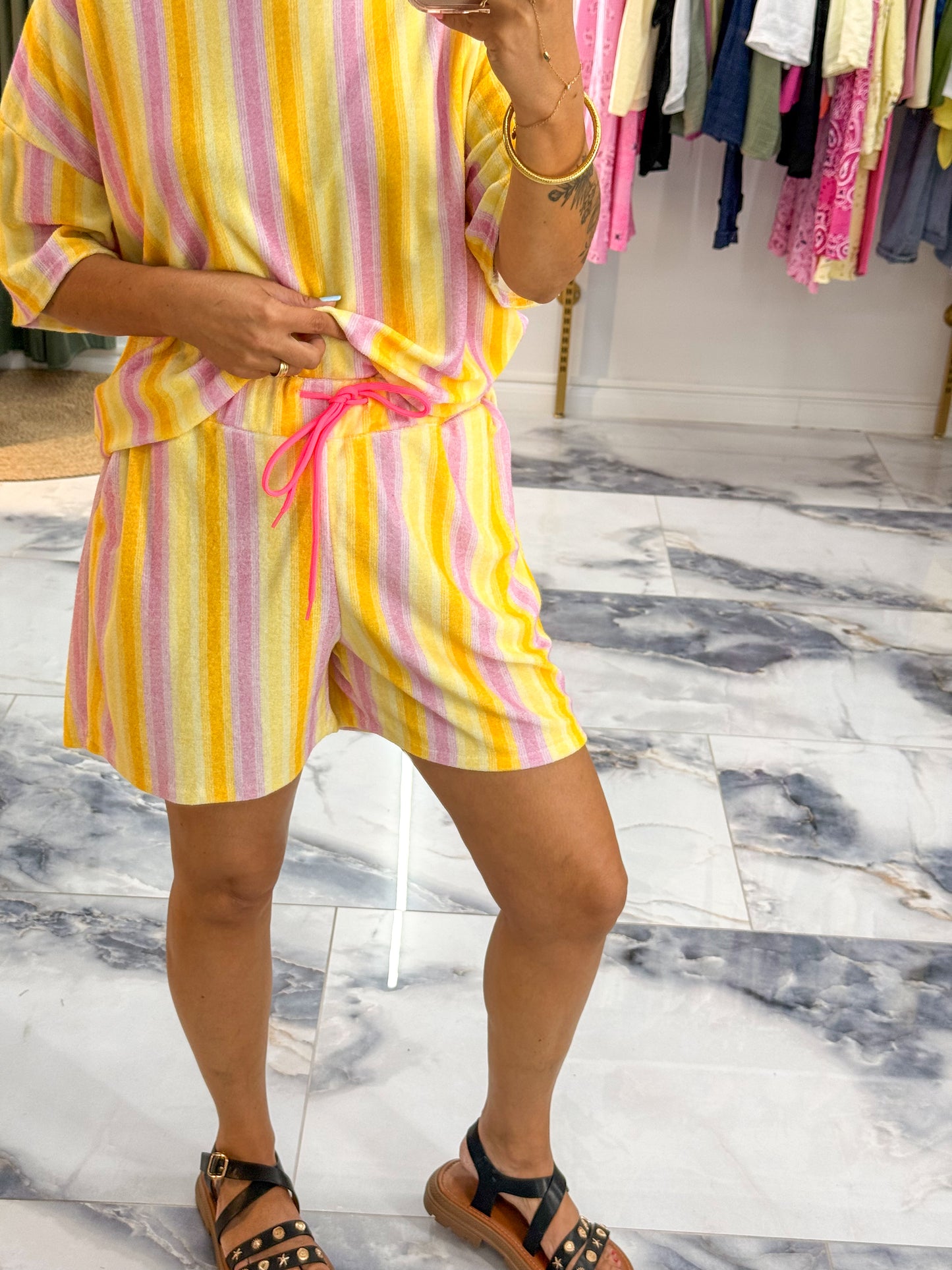 Short éponge ROSA jaune