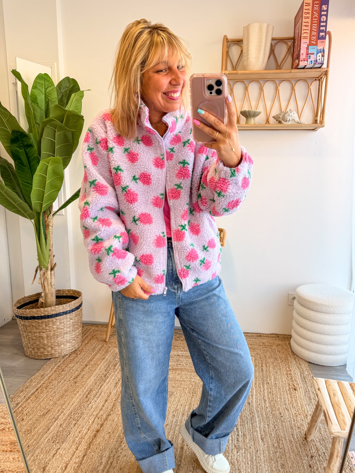 Veste polaire FRESCA rose
