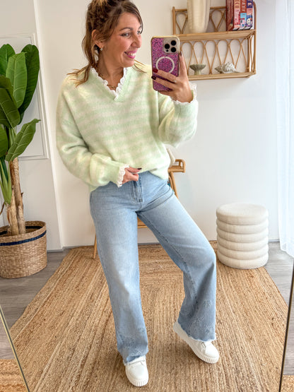 Pull BÉRANGÈRE vert