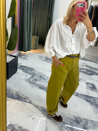 Pantalon ROMY vert olive