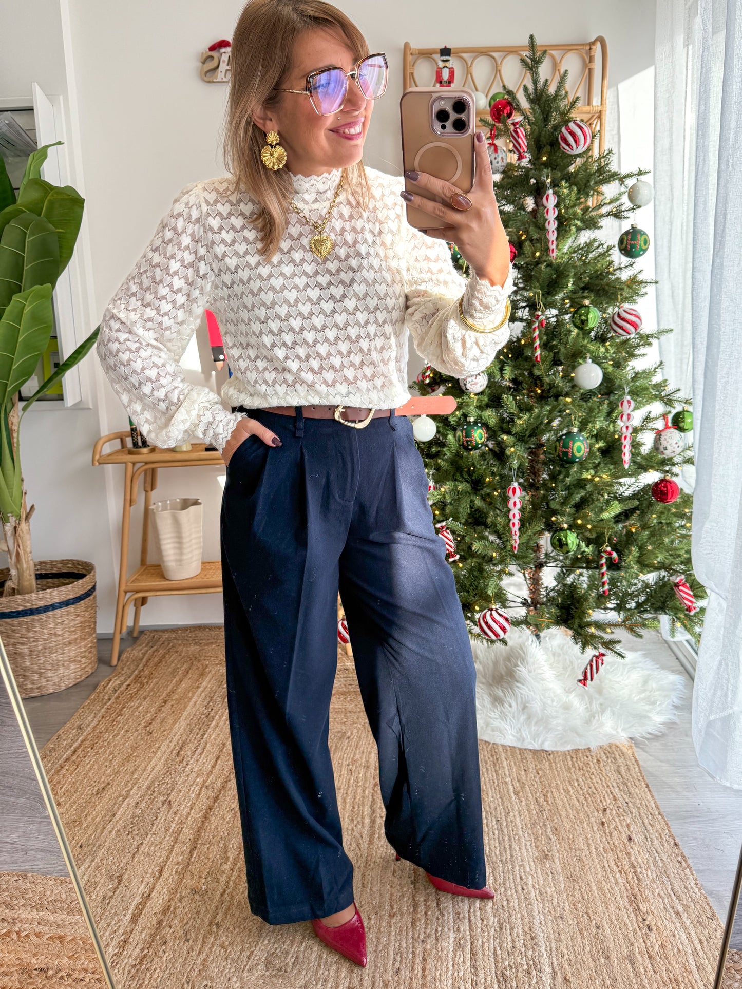 Pantalon CAMILLE bleu marine