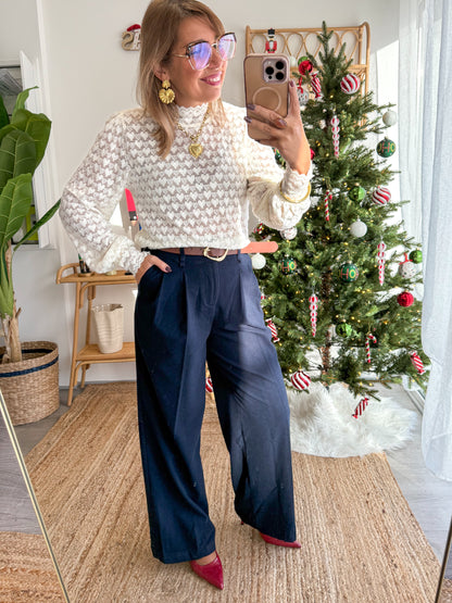 Pantalon CAMILLE bleu marine