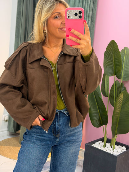 Veste suedine SOLINE