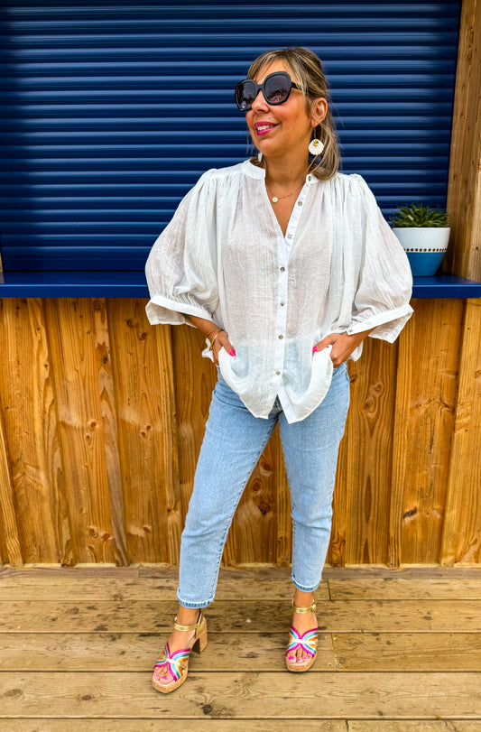 Blouse BELLA VITA blanche