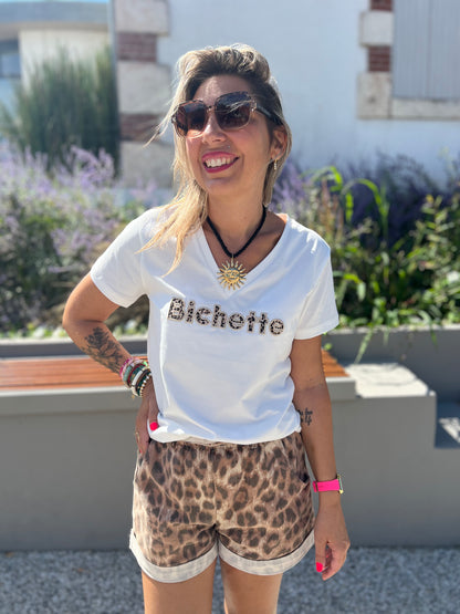 BICHETTE - t-shirt blanc