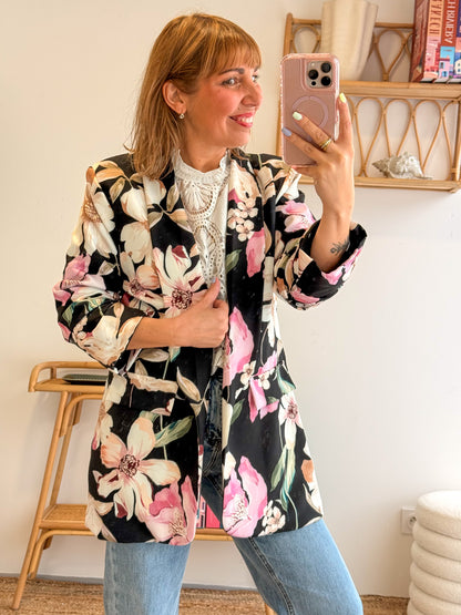 Blazer CAMÉLIA noir