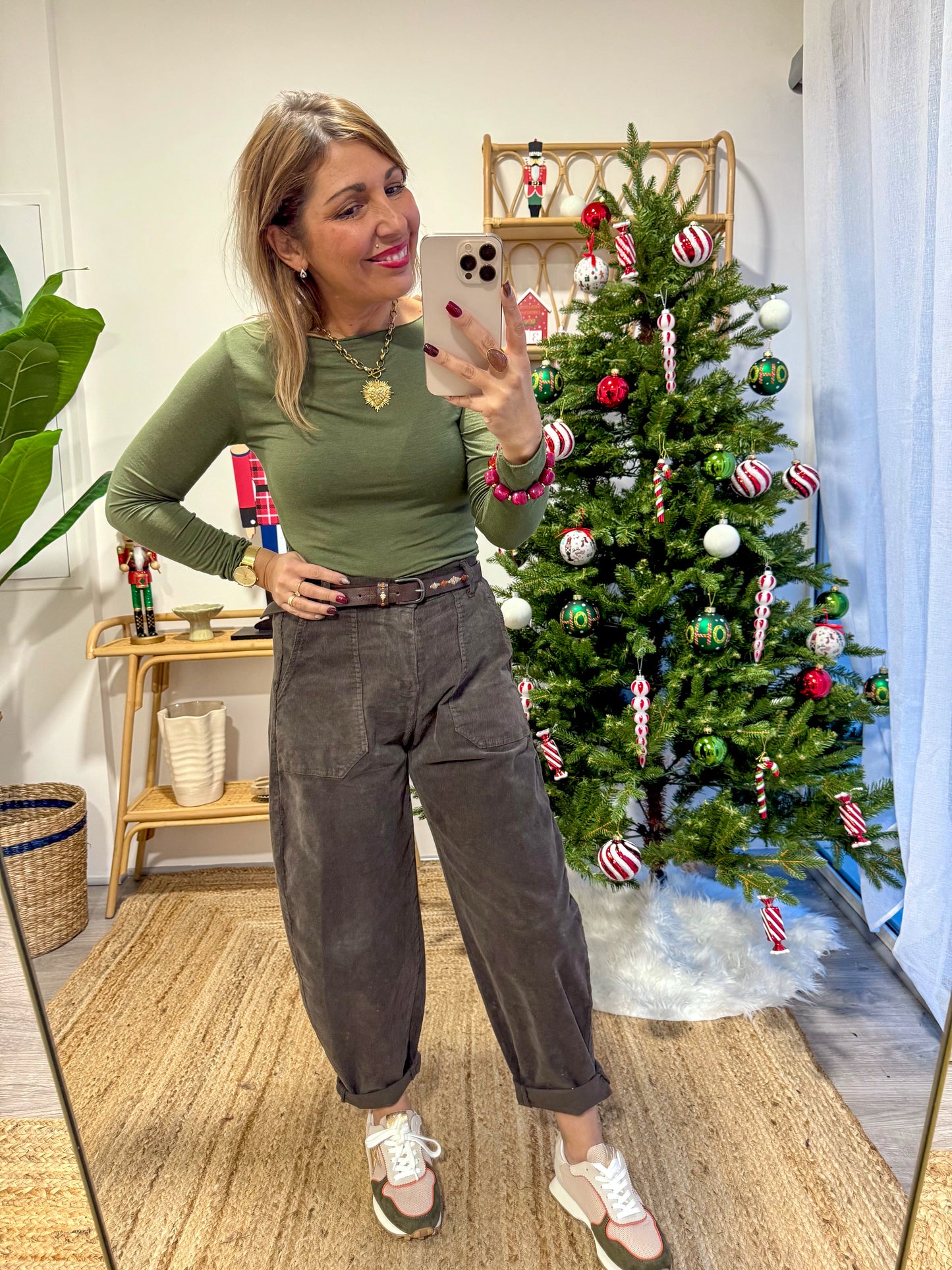 Pantalon ROMY VELOURS Choco