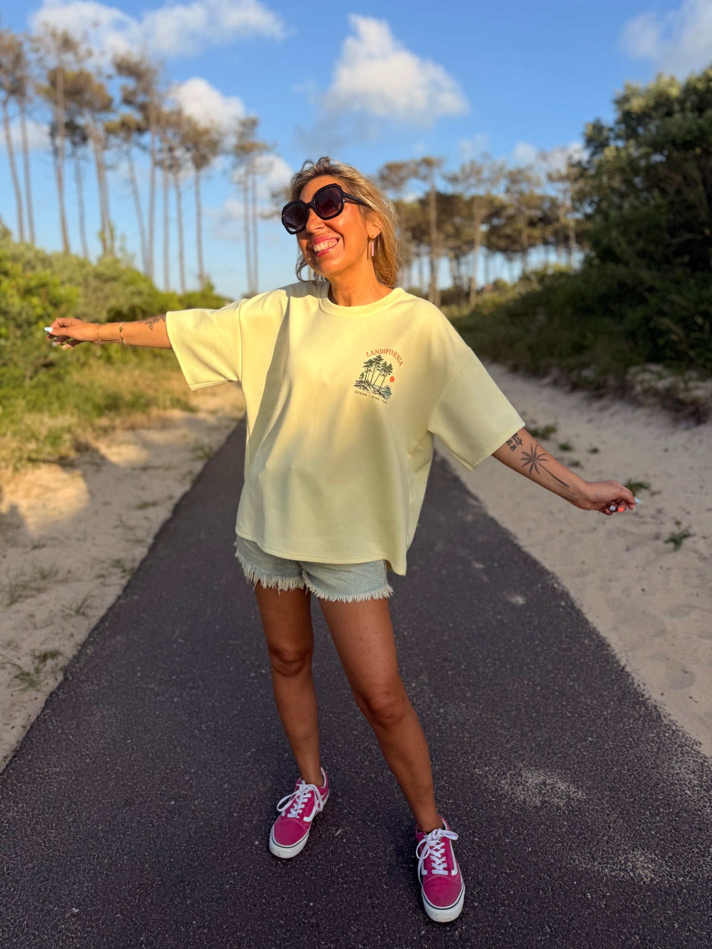 T-shirt SWEETY Créa’ LANDES Jaune- Pré CO -envoi fin JUIN 🌊