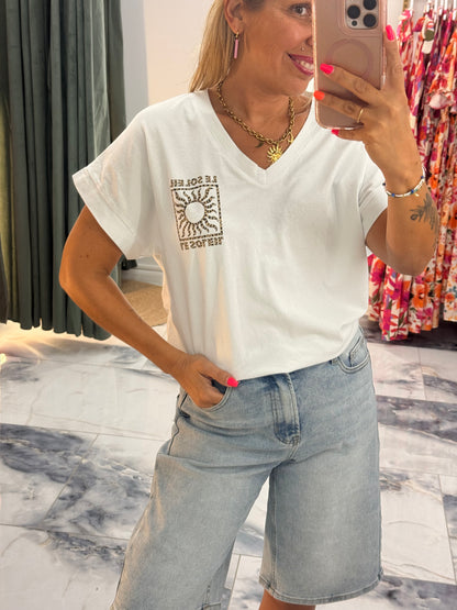 T-shirt LE SOLEIL léopard