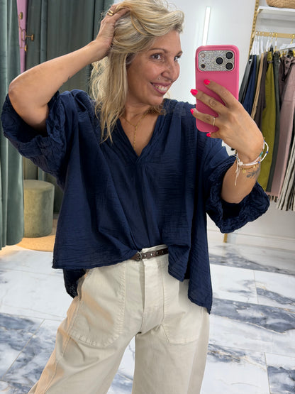 Blouse ELIA marine