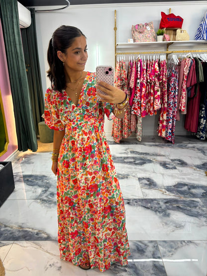 Robe MAGGY rouge