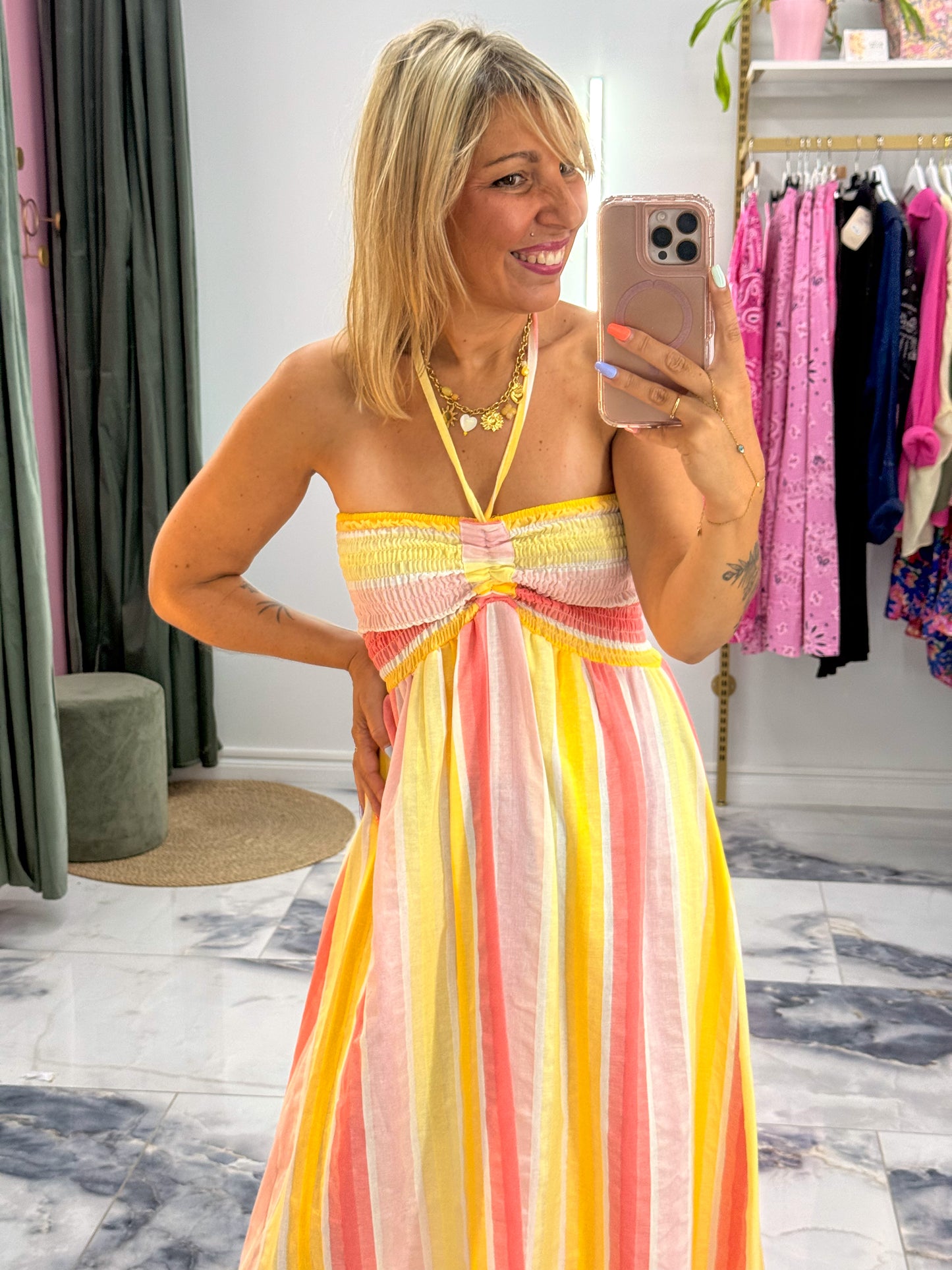Robe MIMIZAN jaune