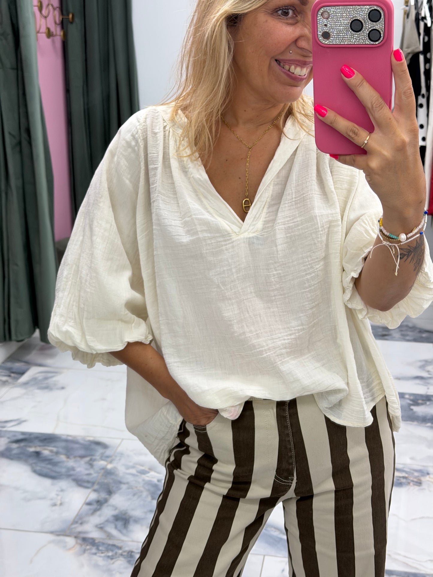 Blouse ELIA Écru