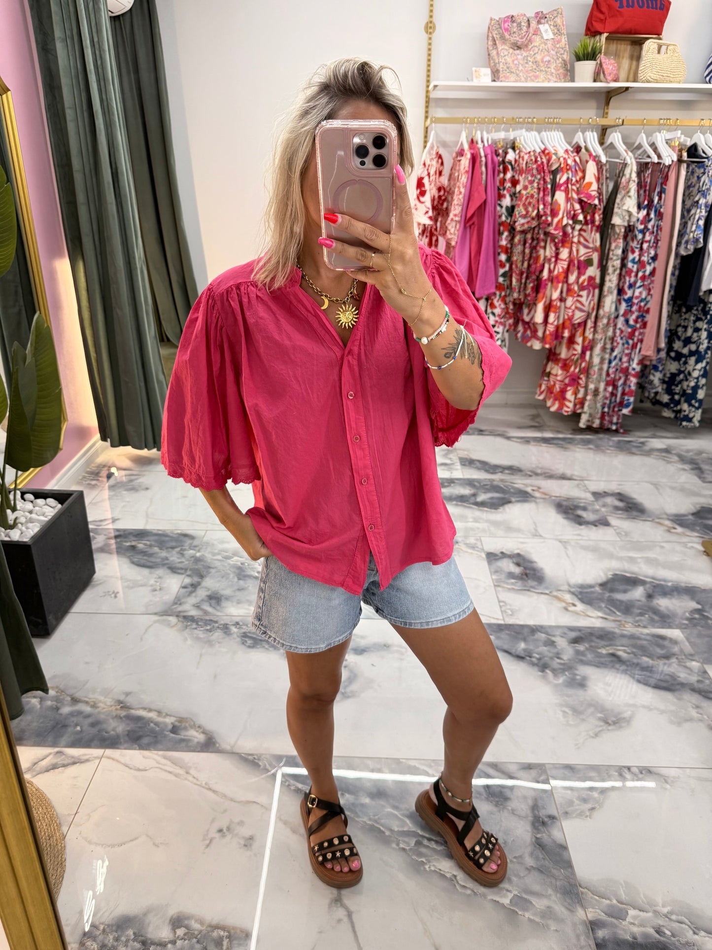 Blouse NORA Fushia