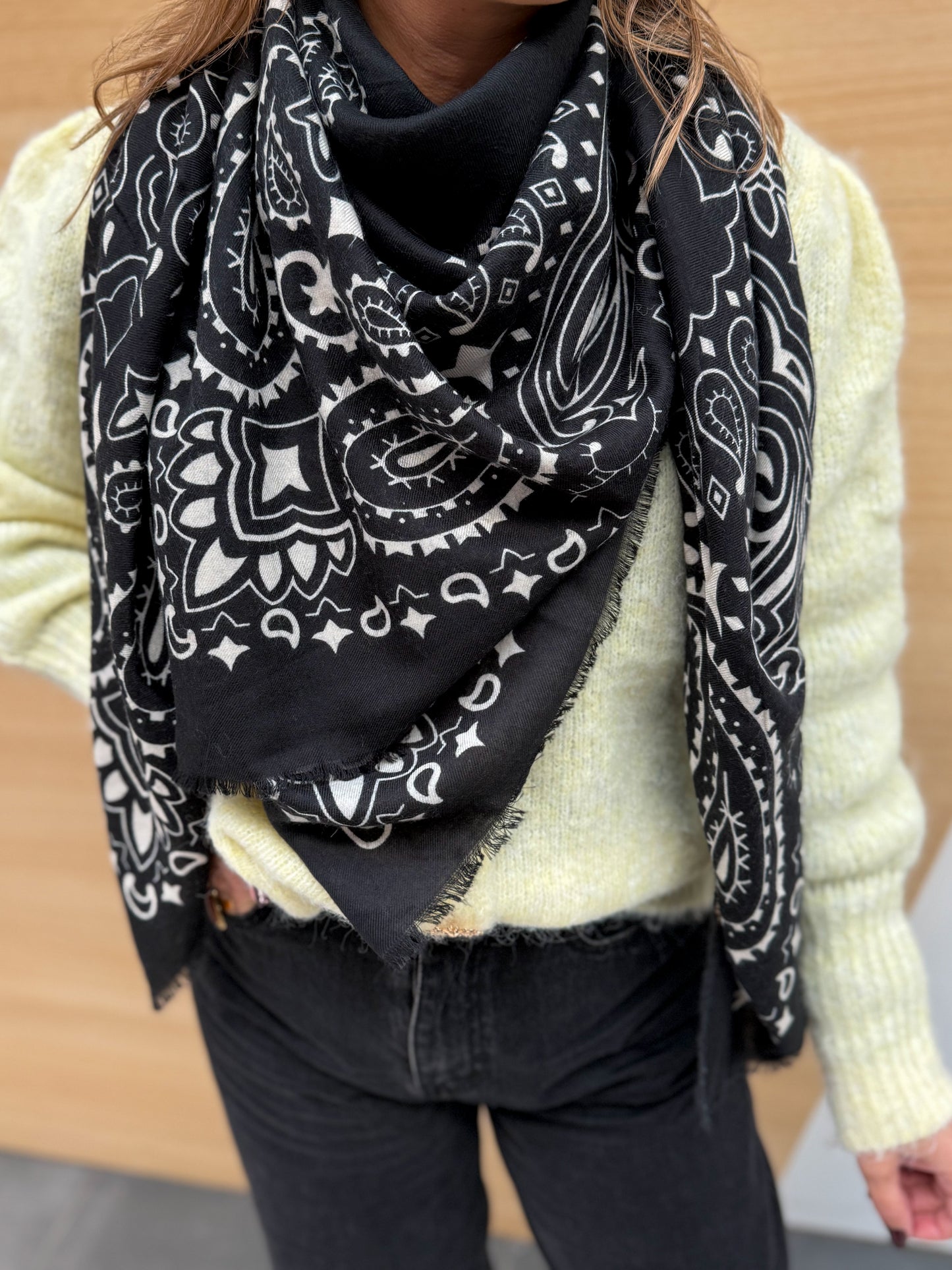 Foulard RACHEL noir