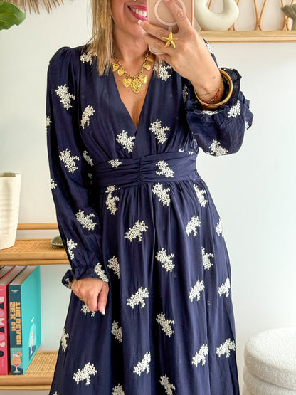 Robe GABY bleu marine