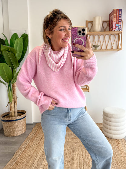 Pull ESSENTIEL rose