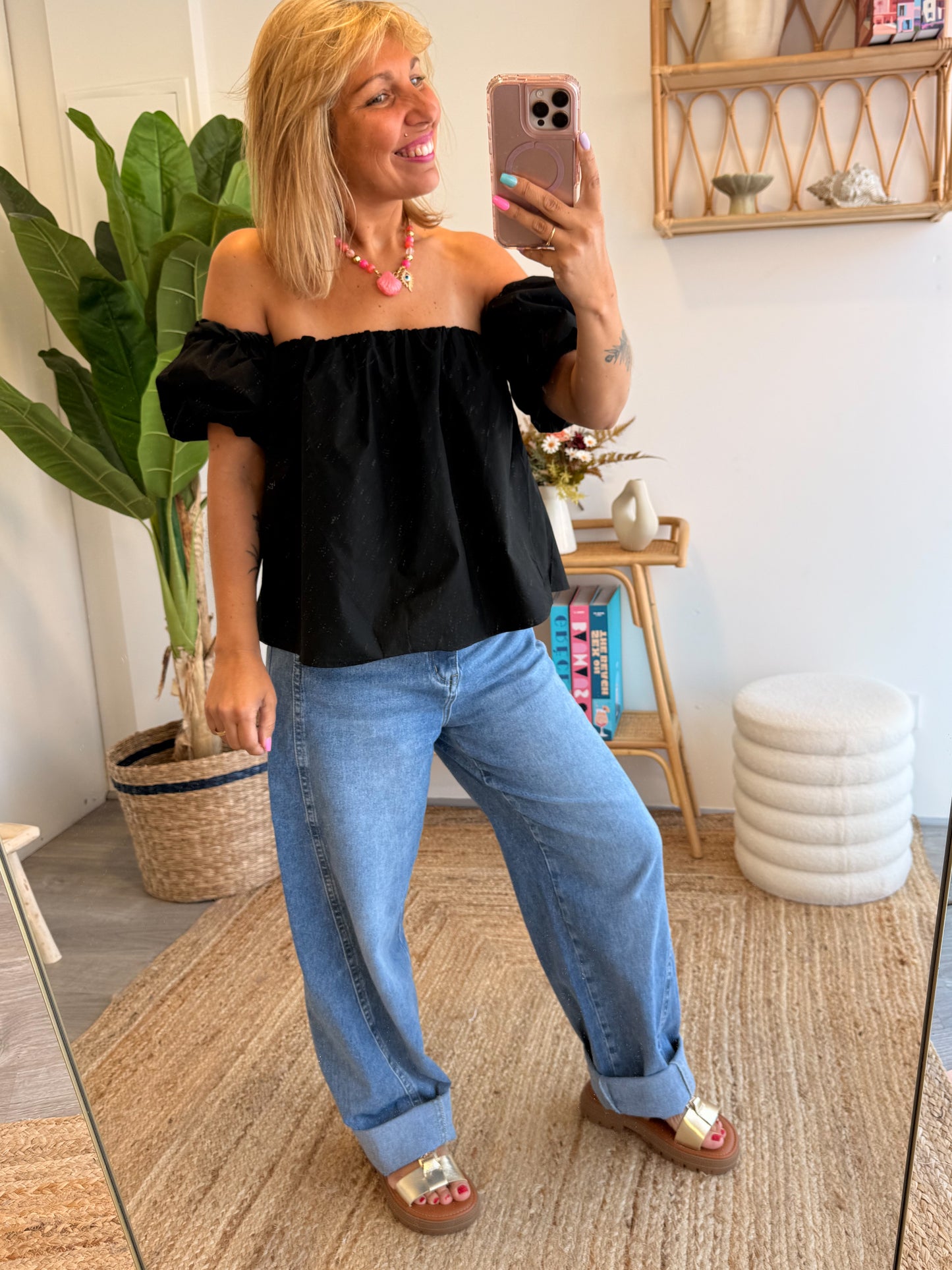 Top FRANCINE noir