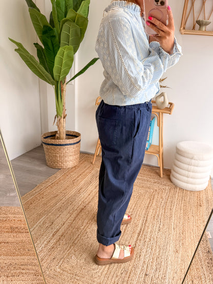 Pantalon CHARLIE bleu marine