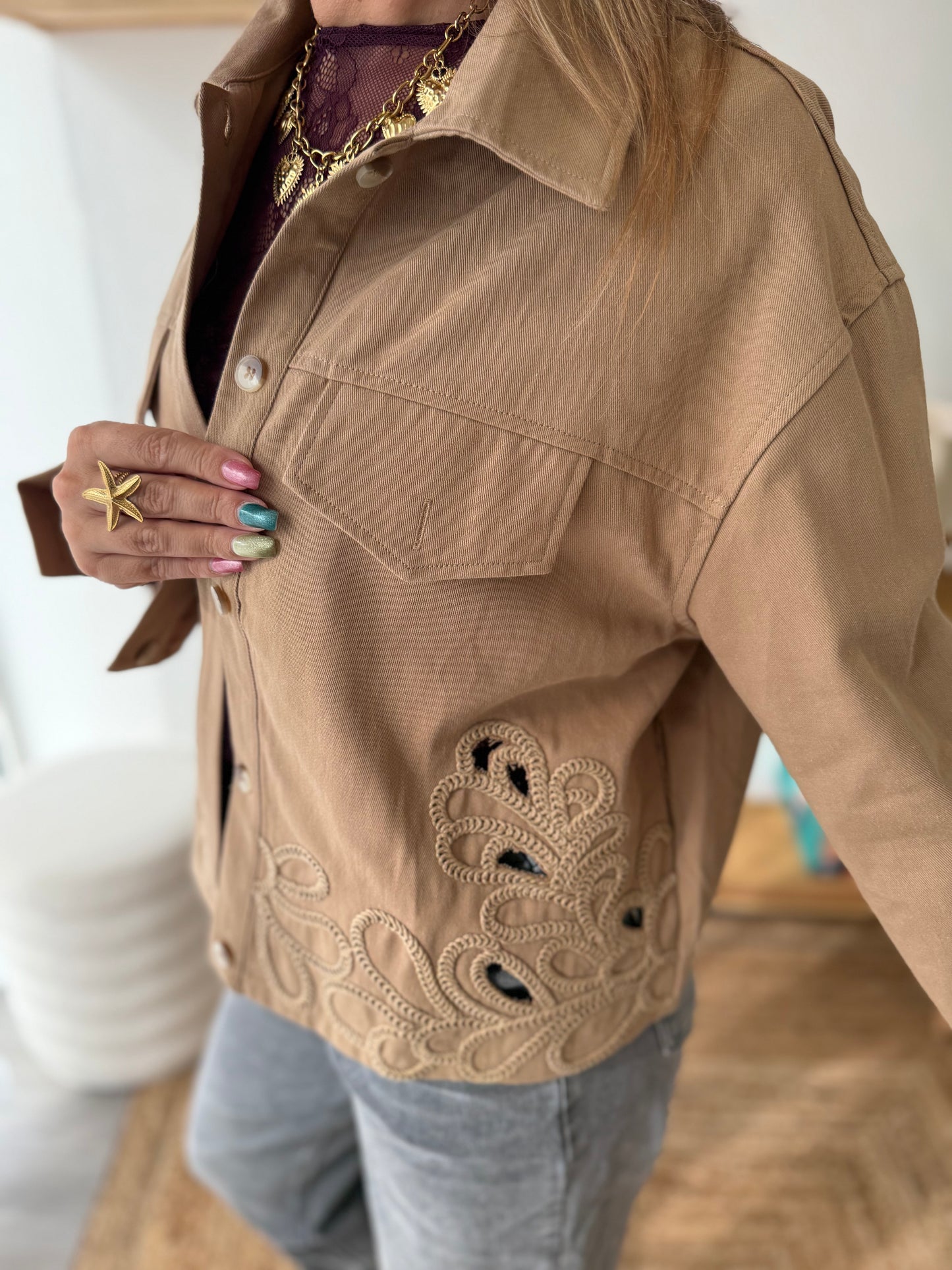Veste WILDWOOD taupe