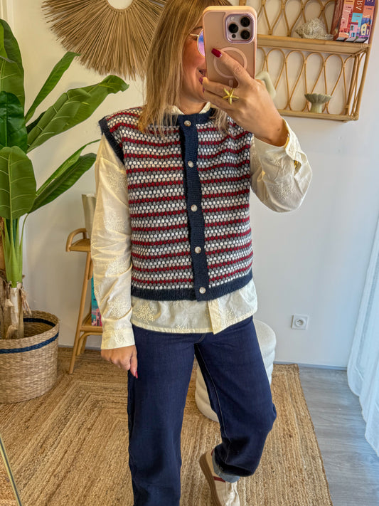 Gilet ONDINE Bleu