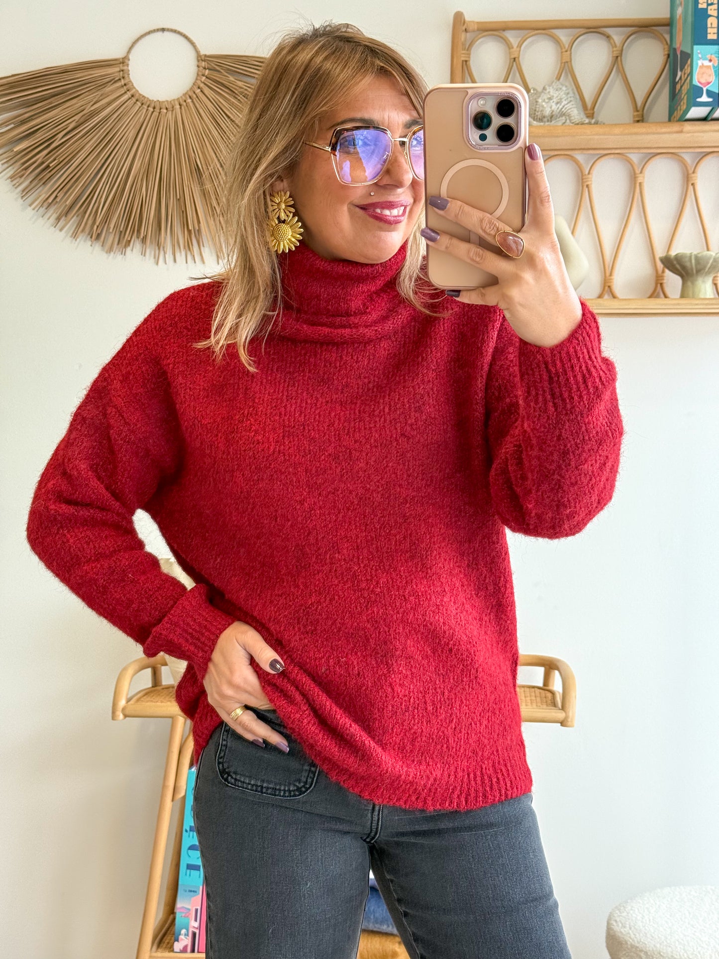 Pull CALINE bordeaux