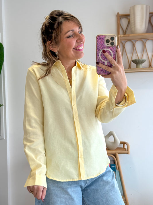 Chemise BASIC jaune