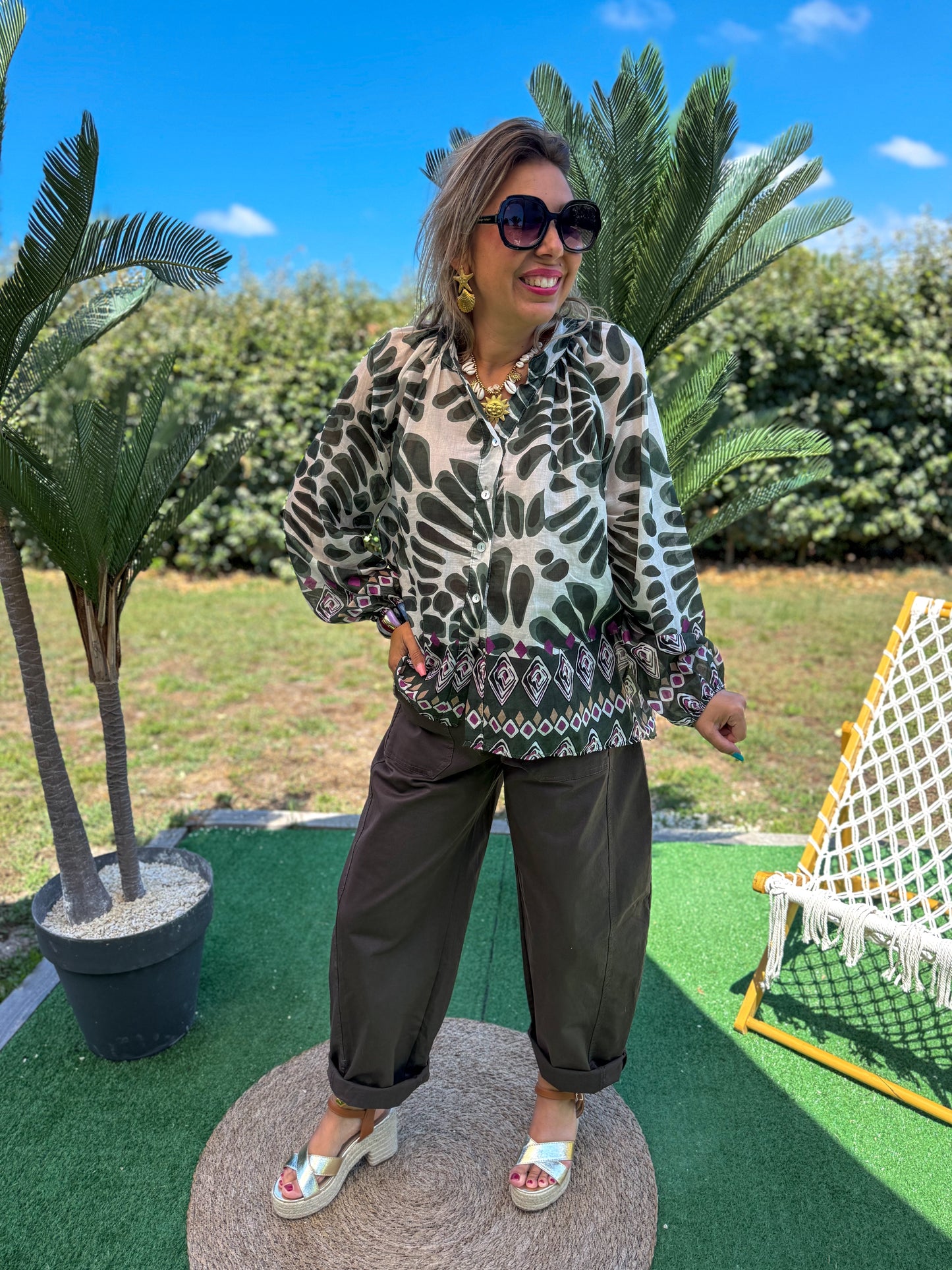 Blouse NOVA kaki