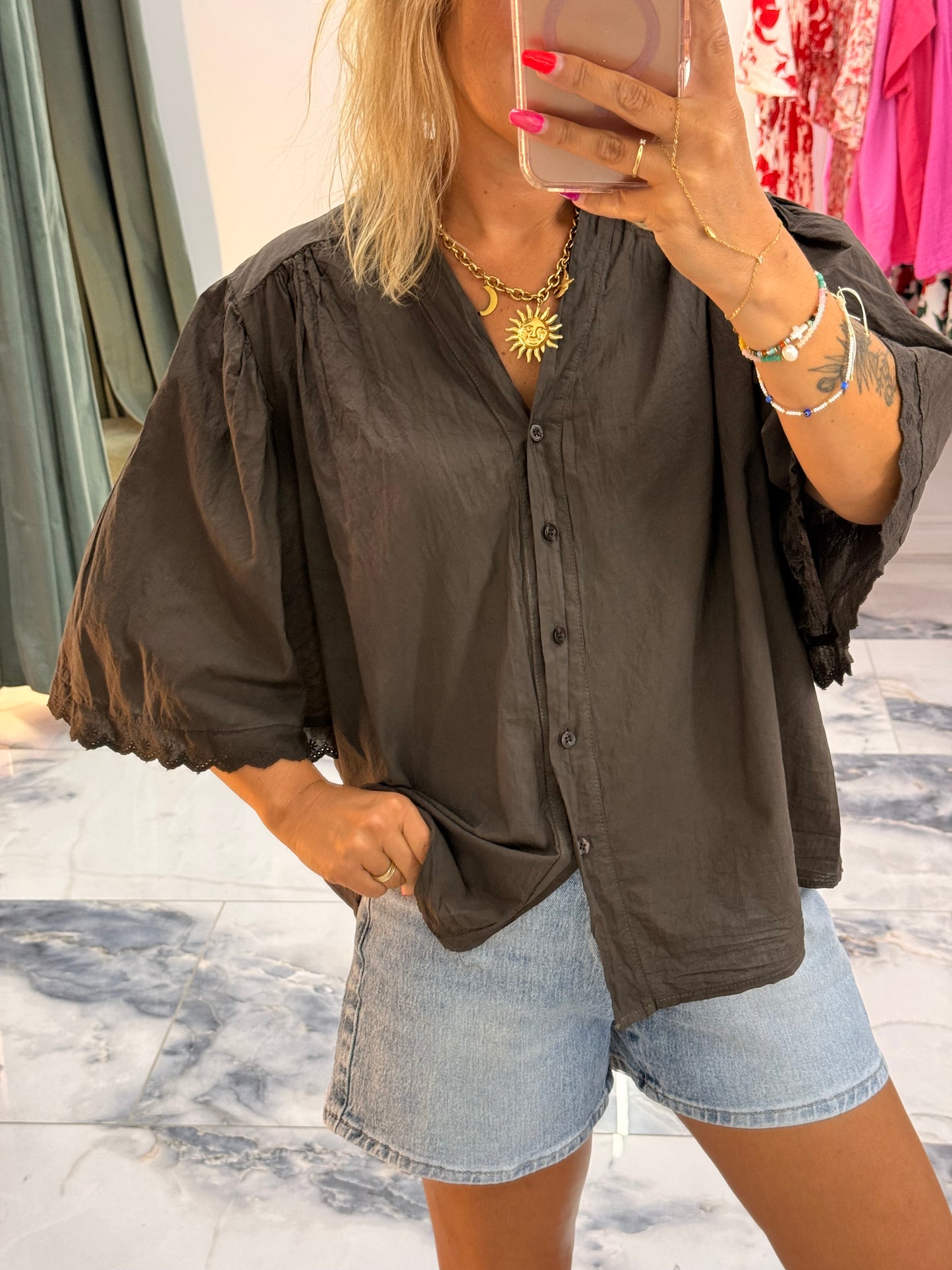 Blouse NORA Chocolat