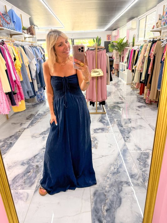 Robe SOFIA Bleu marine