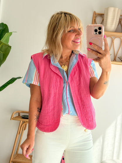 Gilet Naia Fushia