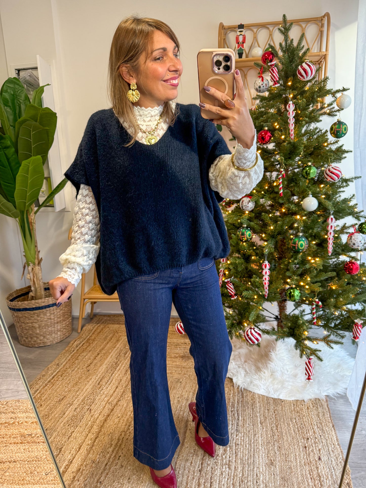 Pull Alpaga NEO Bleu marine