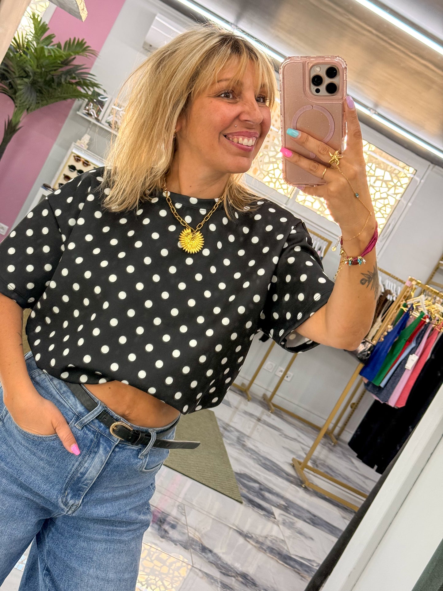 T-shirt BERRYL noir