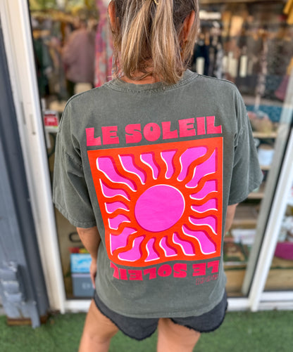 T-shirt SOLEIL kaki