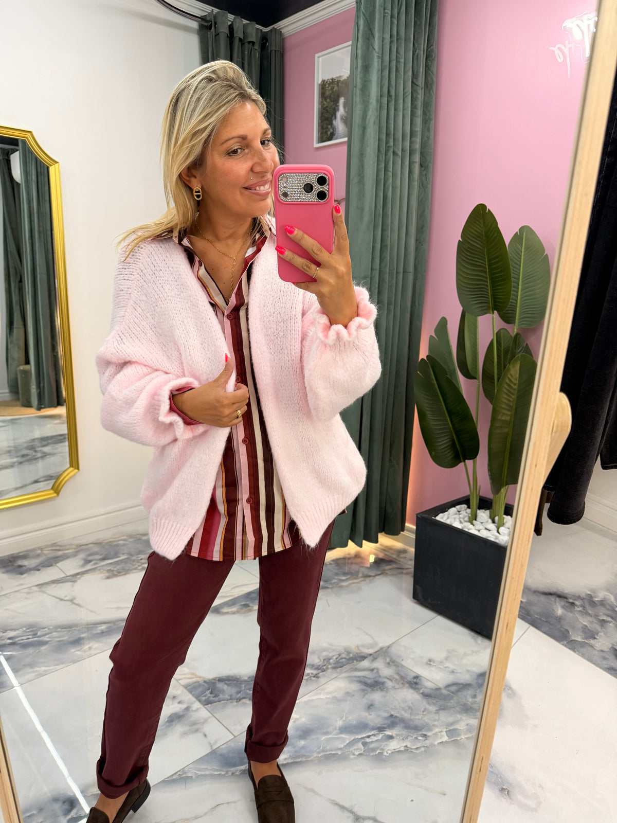 Gilet APPOLINE rose